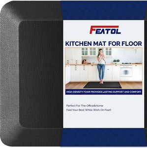 FEATOL Anti Fatigue Mat for Standing Desk & Kitchen Floor, 910 Extra Thick, 20x39