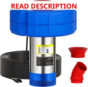 $180 15000 GPH Pond Fountain Aerator,750W Floating Aerator Fountain Pump
