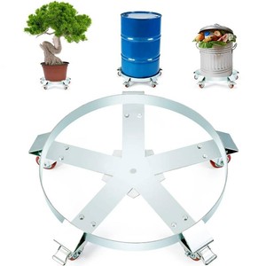 VEVOR 55 Gal Heavy Duty Drum Dolly 1250lbs Load Capacity Barrel Dolly Cart