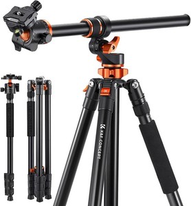 K&F CONCEPT 90230cm Ultra High Horizontal Overhead Camera Tripod