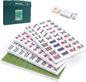 Pycoal Chinese Mahjong Set, 1.4 Premium Mahjong Tiles 146PCS Mahjong Set