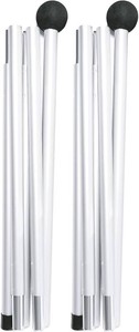 SUN NINJA Replacement Poles for Beach Tent, 2 Aluminium Poles Included