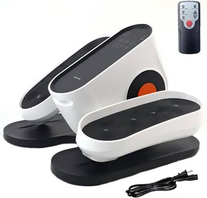 $286 Under Desk Elliptical, Electric Pedal Exerciser, Manual & Electric Modes, with Remote Control, LCD Display Monitor, for Seniors Portable Fitness Bike