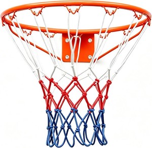Rakon 18 Replacement Basketball Rim Wall Mount Hoop Hand-Crank Backboard Mounted for IndoorOutdoor Classic Basketball Court, Teens, Adults, Schools, Parks