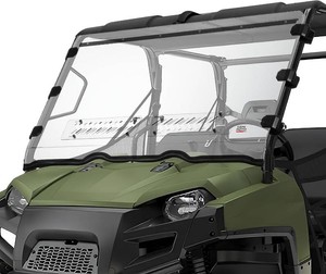 $209 KEMIMOTO Front Vented Windshield Compatible with Ranger 800 6x6  XP 800  Crew 2010-2016, Ranger 570 Full Size 2016-2025 Scratch-Resistant Windshield, Front Window Fit Roof (Not Fit Midsize)