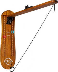 Ring Toss Game for Adults, Outdoors Games, Wall Mounted Hook and Ring Game with Foldable Arm