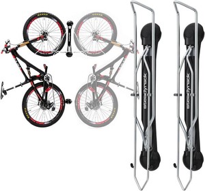 $200 Steadyrack Swivel Bike Wall Mount, Vertical Mountain Bike Rack, Garage
