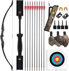 LWANO Archery Recurve Bow and Arrow Set for AdultsYouthTeens Beginners