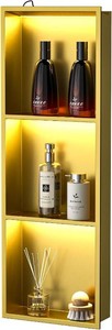 $239 Led Shower Niche Gold 304 Stainless Steel 36 X 12 No Tile Needed