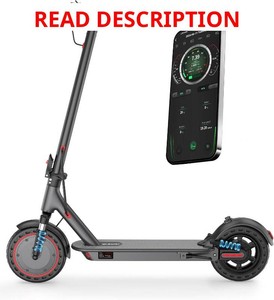 $266 Qlaway Electric Scooter for Adults, 350W500W Motor, 16-22 Miles Range, 8.510 Solid Tires, Dual Braking & Suspension, Folding Portable Commuting E-Scooter with App