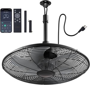addlon 20 Inch IP65 Plug In Outdoor Fans for Patios, Remote & APP Control