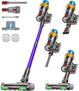 $220 Cordless Vacuum Cleaner, 650W 60KPA 70Min Powerful Vacuum Cleaners for Home, Self-Standing Stick Vacuum Cordless RechargeableAnti-TangleOLED Screen1.8L Cup for Home Pet HairCarpetHardwood Floor