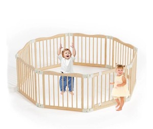 $239 BlueWood  Baby Gate Playpen, Foldable, Baby Playpen 8pcs