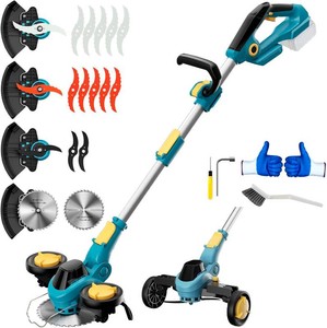 Cordless Weed Wacker, 12 Electric Weed Eater for DEWALT 20V MAX Battery