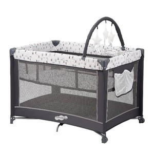 $120 Pamo Babe Pack and Play with Bassinet, Portable Playard for Baby