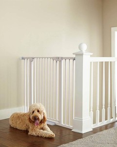 $134 Cumbor 36 Extra Tall Baby Gate, 30-46 Dog Gate Indoor White