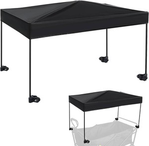 Wagon Canopy Cover, Garden Portable Outdoor Push Awning, Stroller Canopy for Garden Wagon, Shopping, Camping, Fits Folded and Collapsible Wagons,22   40.9 Inches
