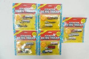 NIP Funrise Micro Action Big Rig Trucks 5 blister packs of 3 rigs each