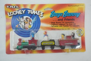 NIP Ertl Looney Tunes Bugs Bunny and Friends die cast metal train set Model 2721