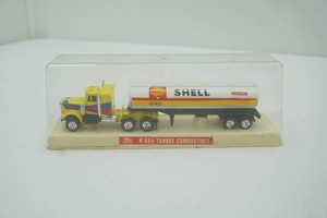 Guisval N 664 Shell Tanker and Tractor 187 scale in plastic showcase
