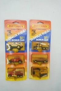 NIP 2 Bonus Pack Matchbox die cast 164 scale toy cars 2 packs of 3 each