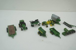 John Deere die cast 164 scale tractors and implements