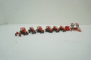 Allis Chalmers 164 scale die cast metal tractors and implements