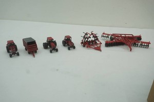 International die cast metal 164 scale tractor and implements