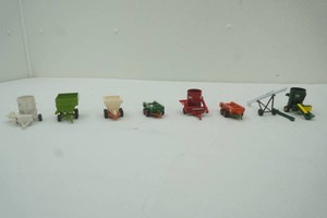 group of 164 scale die cast farm implements