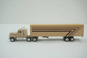 Ertl International truck with box trailer 164 scale die cast metal