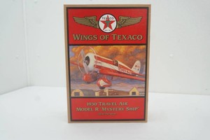 Ertl Wings of Texaco 1930 Travel Air Model R Mystery Ship Die Cast Model Coin Bank 130 Scale