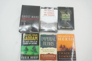 6 books on military history, intelligence, modern conflicts