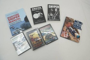 books and DVD focused on snipers and sniper training