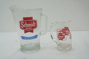 vintage Schmidt Ber Pitcher and mug