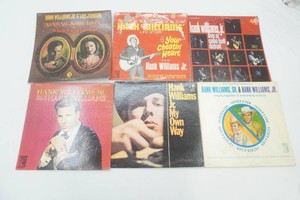 6 vintage Hank Williams Jr, vinyl albums