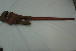 Rigid Tool Co. Heavy Duty Straight Pipe Wrench 45 as shown