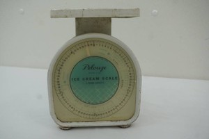 vintage Pelouze Model Y80 Ice Cream Scale 5 pound capacity