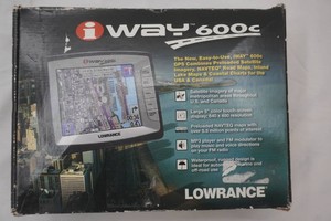 Lowrance iway 600c mapping GPS and MP3 player