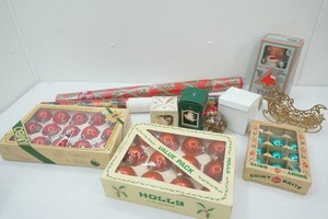 Christmas wrap and decor