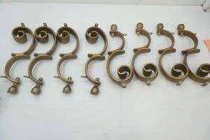 8 heavy brass finish coffeeend table legs 15 tall and 5.6 pounds each