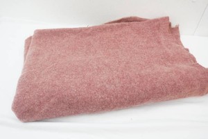 large red wool blanket