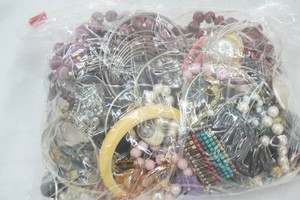 large bag of jewelry parts and craft items