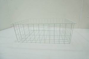 white metal wire rack for use in freezer