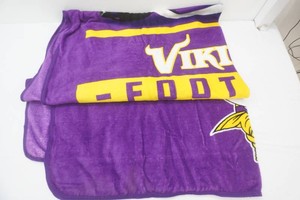 Vikings large plush blanket throw