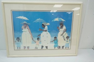 framed print Umbrellas by Dob Dahlke 32 x 24