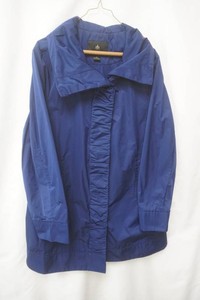 Rainforest Womens Ruched Front Hidden Hood Travel rain Jacket size XL