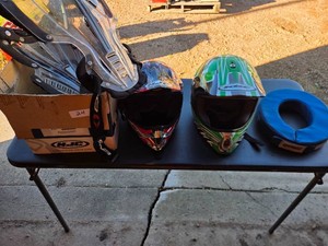 Pair of Racing Helmets