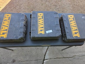 3 Dewalt Cordless Cases