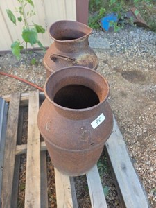Pair of Milk Cans