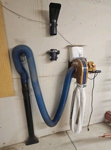 Rockler Dust Right  wall mounted Dust Collector a few extra supplied included